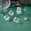 304 Stainless Steel Stud Earring Findings STAS-UN0019-62G-3
