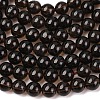 Natural Smoky Quartz Round Beads Strands G-E329-6mm-38-2