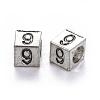 Alloy European Beads PALLOY-WH0065-52I-1