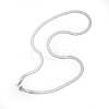 Non-Tarnish 304 Stainless Steel Snake Chains Necklaces X-NJEW-O058-29P-2