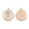 Natural Freshwater Shell Pendants BSHE-E028-07KCG-2