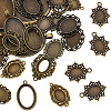 1Bag Alloy Pendant Cabochon Settings FIND-SC0023-79B-02-1