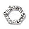 Non-Tarnish 304 Stainless Steel Linking Rings STAS-B034-02P-1