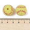 Sport Theme Opaque Acrylic Resin Beads MACR-U010-01E-2