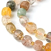 Natural Rutilated Quartz Beads Strands G-Q010-A15-01-4
