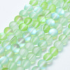 Synthetic Moonstone Beads Strands X-GLAA-K021-06-6mm-1