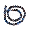 Natural Blue Opal Beads Strands G-H045-A02-8MM-4
