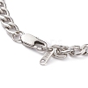 Men's 304 Stainless Steel Cuban Chains Bracelets and Necklaces Jewelry Sets SJEW-JS01159-4