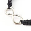 Adjustable Nylon Cord Braided Bead Bracelets Sets BJEW-JB06215-5