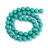 Dyed Natural Mashan Jade Beads Strands X-DJDA-E266-14mm-01-2