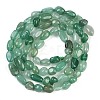 Natural Green Aventurine Beads Strands G-P497-01B-20-3