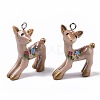Resin Pendants RESI-T028-67-3