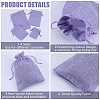 16Pcs 4 Styles Polyester Imitation Burlap Packing Pouches Drawstring Bags ABAG-BBC0001-01C-6