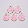 Alloy Enamel Pendants LS-X-ENAM-S124-01B-09G-2