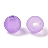 Imitation Jelly Transparent Acrylic Beads FACR-U001-01G-2