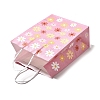 Rectangle with Sunflower Pattern Paper Gift Bags CARB-L012-01B-4