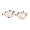 Natural & Synthetic Mixed Stone Love Heart Pendants G-T138-205M-G-4