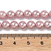 Electroplated Shell Pearl Beads Strands BSHE-G041-6mm-05-2