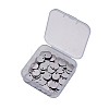 100pcs 304 Stainless Steel Stamping Blank Tag Pendants for Bracelet Earring Pendant Charms STAS-TA0001-01-3