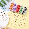 90G 5 Style Opaque & Transparent Inside Colours Glass Seed Beads SEED-FS0001-15B-8