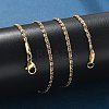 304 Stainless Steel Lumachina Chain Necklaces NJEW-F248-17A-G-4