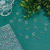 200 Bags Tibetan Style Alloy Toggle Clasps FIND-ME0003-16-5
