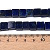 Natural Lapis Lazuli Dyed Beads Strands G-T139-8x8-44-5