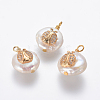 Natural Cultured Freshwater Pearl Pendants PEAR-L027-04A-1