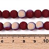 Frosted Opaque Glass Beads Strands LS-GLAA-T032-P8mm-MBB05-4