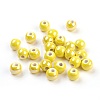 Glazed Porcelain Beads PORC-D001-10mm-16-2