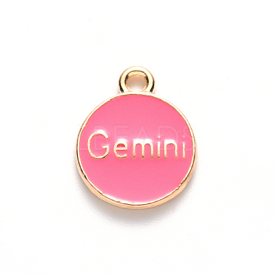 Alloy Enamel Pendants X-ENAM-S124-01A-03I-1