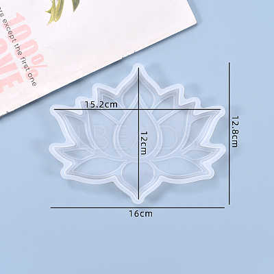 DIY Lotus Cup Mat Silicone Molds X-SIMO-PW0001-120-1