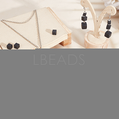 Natural Lava Rock Beads Strands G-WH0018-034B-1
