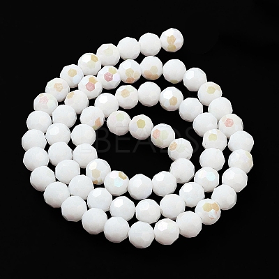 Opaque Glass Beads Strands EGLA-A035-P8mm-L01-1