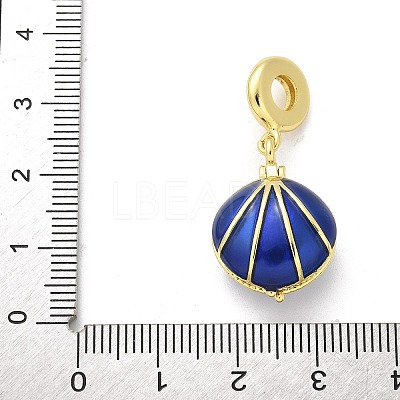 Brass European Beads KK-S511-15G-1