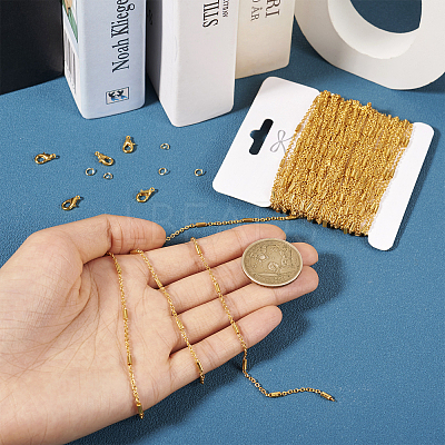 DIY Chain Bracelet Necklace Making Kit DIY-TA0005-79G-1