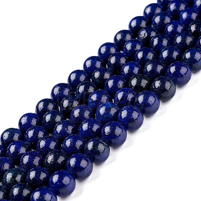 Natural Lapis Lazuli Round Beads Strands LS-G-I181-10-6mm-1