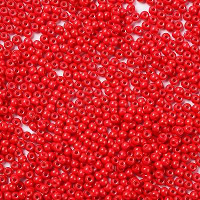 Baking Paint Glass Seed Beads SEED-H002-I-A513-1