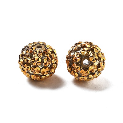 Acrylic Rhinestone Ball Beads OACR-A035-01N-1