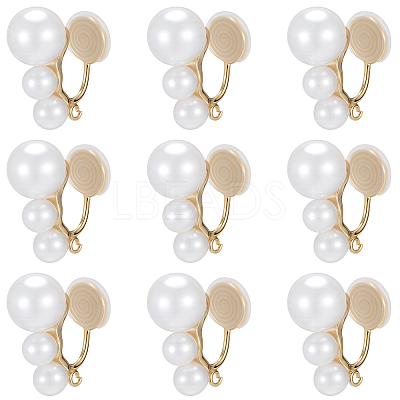 10Pcs Brass Ear Cuff Findings KK-BBC0022-46-1