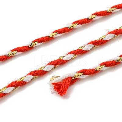 4-Ply Polycotton Cord with Metallic Thread OCOR-Z003-C24-1