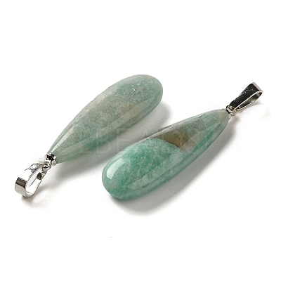 Natural Amazonite Pendants G-Q192-07P-04-1