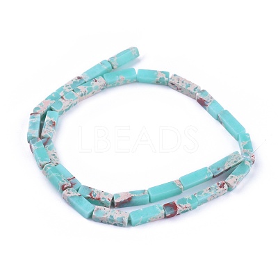 Synthetic Imperial Jasper Beads Strands G-E508-02G-1