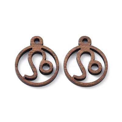 Walnut Wood Laser Cut Pendants WOOD-Q051-07L-1
