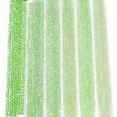 Electroplate Glass Beads Strands EGLA-A044-T4mm-L09-1