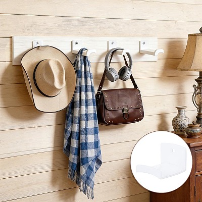 ABS Baseball Cap Hook FIND-WH0173-493B-1