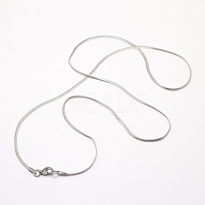 Tarnish Resistant Trendy Men's 304 Stainless Steel Herringbone Chain Necklaces LS-NJEW-M074-B-03-1