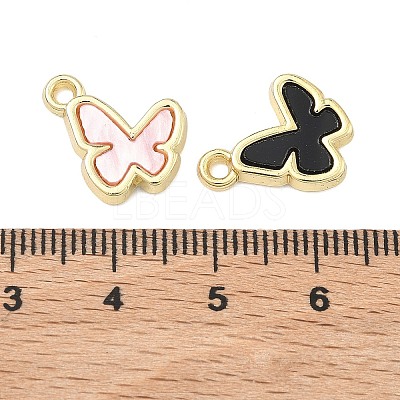 Alloy Epoxy Resin Pendants PALLOY-P319-01G-M-1