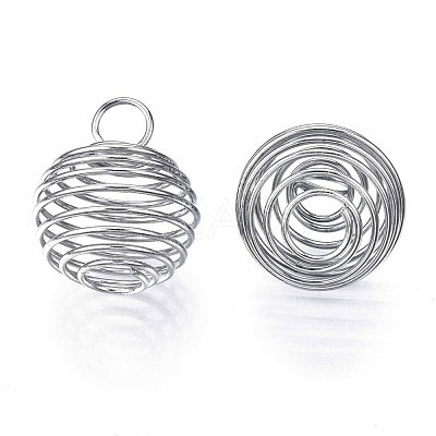 Iron Wire Pendants IFIN-R231-25mm-P-1