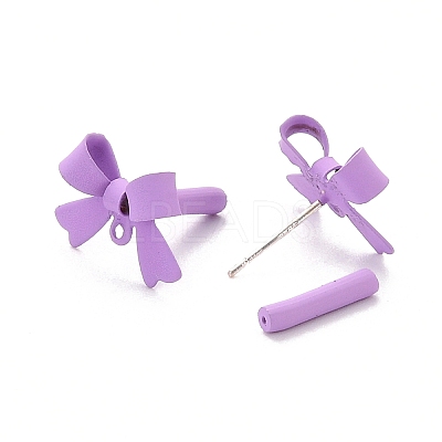 Alloy Stud Earring Findings EJEW-J102-08B-1